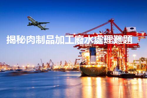 揭秘肉制品加工廢水處理難題！高效低耗的秘訣究竟是什么？